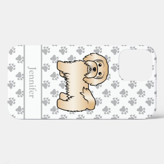 Fawn Havanese Niedlich Cartoon Dog Illustration &  Case-Mate iPhone Hülle (Rückseite (Horizontal))