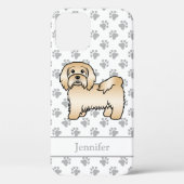 Fawn Havanese Niedlich Cartoon Dog Illustration & Case-Mate iPhone Hülle (Rückseite)