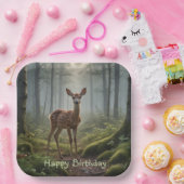 Fawn in Forest Pappteller (Party)