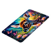 Fawn in Meadow Pond Magnet (Linke Seite)
