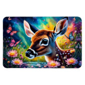 Fawn in Meadow Pond Magnet (Horizontal)