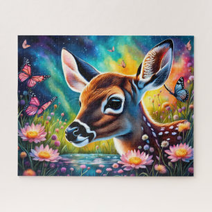 Fawn in Meadow Pond Puzzle