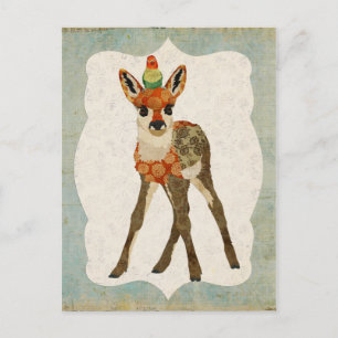 Fawn & Little Bird Postkarte