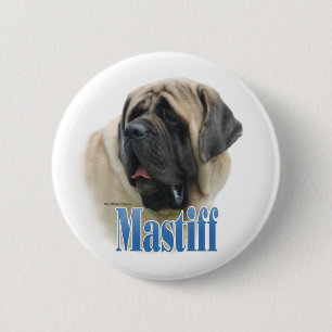 Fawn Mastiff Name - Button