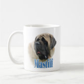 Fawn Mastiff Name Kaffeetasse (Links)