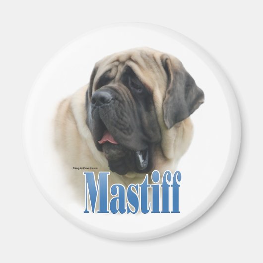 Fawn Mastiff Name - Magnet (Vorne)