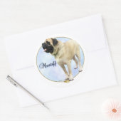 Fawn Mastiff Portrait Sticker (Umschlag)