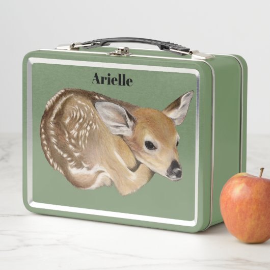 Fawn Metall Brotdose (Beispiel)