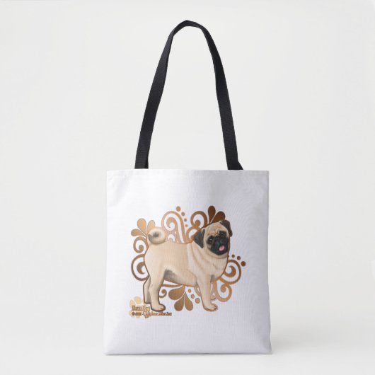 Fawn Mops Tasche (Vorderseite)