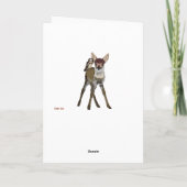 FAWN & OWL Geburtskarte Karte (Rückseite)