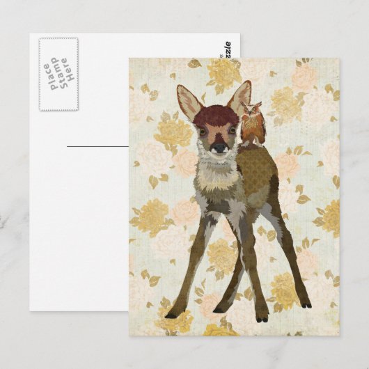 FAWN & OWL Postkarte (Vorne/Hinten)