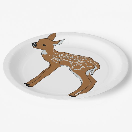 Fawn Pappteller (Schrägansicht)