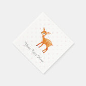 Fawn Party Decor Paper Napkins Serviette (Ecke)