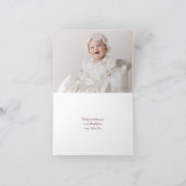 Fawn - Personalisierte religiöse Dankbarkeit Sie N Dankeskarte (Innenseite)