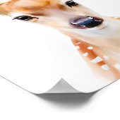 Fawn Portrait Poster (Ecke)