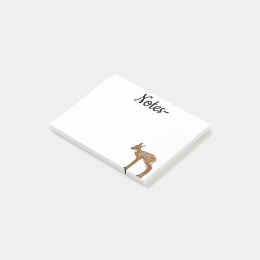 Fawn Post-it Klebezettel (angewinkelt)