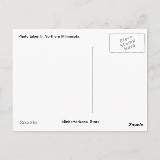 Fawn Postcard Postkarte (Rückseite)