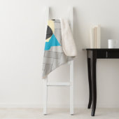 Fawn Pug with bowtie, Herringbone grey Sherpadecke (Beispiel)