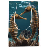 Fawn Romantic Seepferde unter dem Ozean, Mittlere Geschenktüte (Vorderseite)