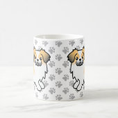Fawn Sable Parti-Color Tibetischer Spaniel Niedlic Kaffeetasse (Mittel)