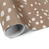 Fawn Spots Baby Deer Animal Print Muster Geschenkpapier (Rolleneckpunkt)