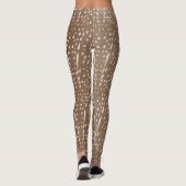 Fawn Spots Baby Deer Animal Print Muster Leggings (Rückseite)