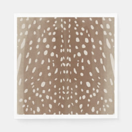 Fawn Spots Baby Deer Animal Print Muster Serviette