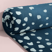 Fawn Spots Soft Blue Animal Print Fleece Blanket