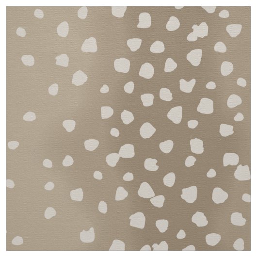 Fawn Spots Soft Brown Animal Pattern Stoff (Muster)