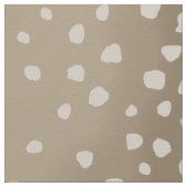 Fawn Spots Soft Brown Animal Pattern Stoff (Nahaufnahme)