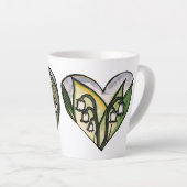 Fawn Spring Deer Lily of the Valley Blume Milchtasse (Rechte Ecke)