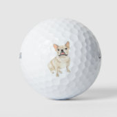 Fawn Tan Frenchie French Bulldog Golfball (Vorderseite)