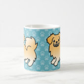 Fawn Tibetan Spanisch Cartoon Dog Kaffeetasse (Mittel)