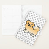 Fawn Tibetan Spanisch Niedlich Cartoon Dog & Text Planer (Anzeige)