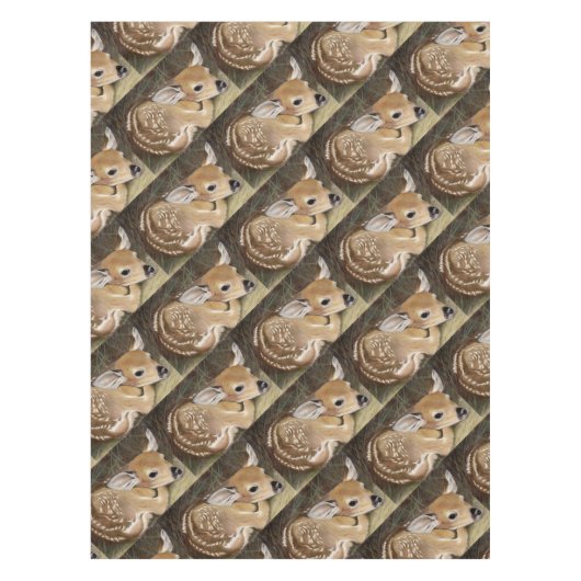 Fawn Tischdecke (Vorderseite)