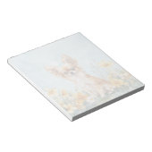 Fawn & White Chihuahua - 5,5" x 6" Notepad Notizblock (angewinkelt)