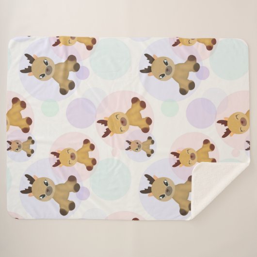 Fawns Bambi. Sherpadecke (Vorderseite (Horizontal))