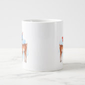 Fawns. Winter Jumbo-Tasse (Vorderseite)