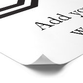 Fawodhodie | Symbol der Freiheit und der Emanzipat Poster (Ecke)