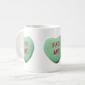 Fax Me Heart Kaffeetasse (Vorderseite Links)