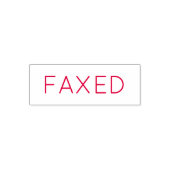FAXED-Briefmarke Permastempel (Design)