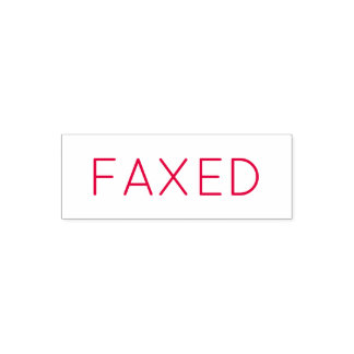 FAXED-Briefmarke Permastempel
