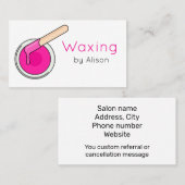 Faxkarte Visitenkarte (Vorne/Hinten)