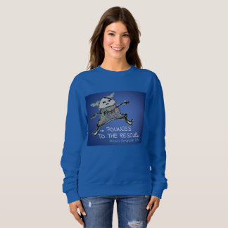 FAXY SuperHero Blue Sky Pounce ©2020Annabelle Echo Sweatshirt