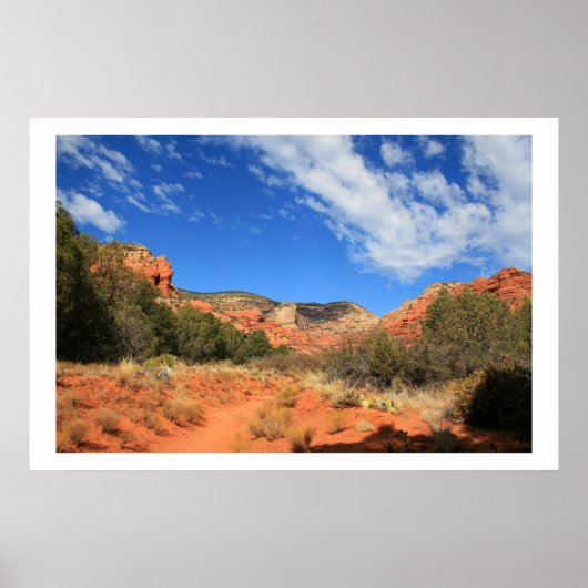 Fay Canyon Landscape Poster (Vorne)