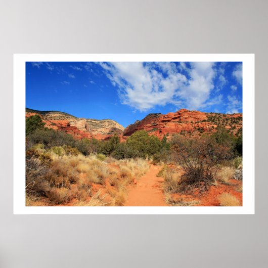 Fay Canyon Landscape Poster (Vorne)