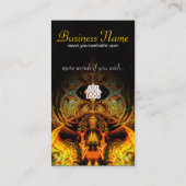 Fayariaz Fraktal Business Card Visitenkarte (Rückseite)