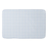 Faye and Lauren Light Blue Gingham Badematte (Vorderseite)