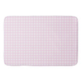 Faye and Lauren Light Pink Gingham Badematte (Vorderseite)