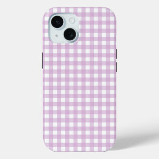 Faye and Lauren Soft Purple Gingham Case-Mate iPhone Hülle